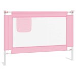 Vidaxl barrière de sécurité de lit enfant rose 90x25 cm tissu Vidaxl barrière de sécurité de lit enfant rose 90x25 cm tissu