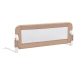 Vidaxl barrière de sécurité de lit enfant taupe 120x42 cm polyester Vidaxl barrière de sécurité de lit enfant taupe 120x42 cm polyester