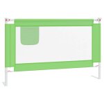 Vidaxl barrière de sécurité de lit d'enfant vert 120x25 cm tissu Vidaxl barrière de sécurité de lit d'enfant vert 120x25 cm tissu