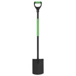 Vidaxl bche  creuser de jardin avec poigne en d acier