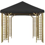 Vidaxl belvédère 3x3 m anthracite Vidaxl belvédère 3x3 m anthracite