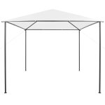 Vidaxl tonnelle 3x3x2, 9 m blanc 180 g / m�