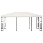 Vidaxl belvédère 3x6 m crème tissu Vidaxl belvédère 3x6 m crème tissu