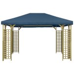 Vidaxl belvédère 4x3 m bleu Vidaxl belvédère 4x3 m bleu