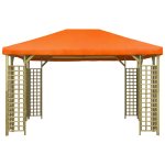 Vidaxl belvédère 4x3 m orange Vidaxl belvédère 4x3 m orange