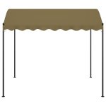 Vidaxl belvdre 4x3x2, 6 m taupe 180 g / m