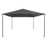 Vidaxl belvdre 4x4x3 m anthracite 180 g / m