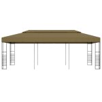 Vidaxl belvdre 6x3x2, 7 m taupe 180 g / m