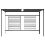 Vidaxl belvédère avec auvent rétractable 4x3x2, 3 m anthracite 180 g / m² Vidaxl belvédère avec auvent rétractable 4x3x2, 3 m anthracite 180 g / m²