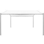Vidaxl belvdre de jardin 400x400x260 cm blanc 180 g / m