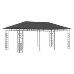Vidaxl belv�d�re avec moustiquaire 6x3x2, 73 m anthracite
