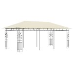 Vidaxl belvdre avec moustiquaire 6x3x2, 73 m crme