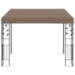 Vidaxl belv�d�re mural 3x3x2, 5 m taupe