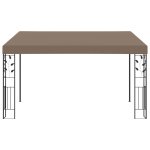 Vidaxl belvdre mural 4x3x2, 5 m taupe