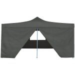 Vidaxl belv�d�re pliable avec 4 parois 5x5 m anthracite