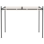 Vidaxl belvdre avec toit rtractable 300x300x233 cm crme
