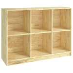 Vidaxl bibliothque 104x33x76 cm bois de pin massif