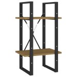 Vidaxl bibliothque  2 niveaux marron 40x30x70 cm bois de pin massif