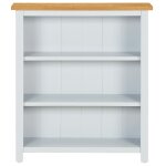 Vidaxl bibliothque  3 tagres 72x22, 5x82 cm bois de chne massif