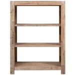 Vidaxl bibliothque  3 tagres 80 x 30 x 110 cm bois d'acacia massif