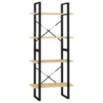 Vidaxl biblioth�que � 4 niveaux 60x30x140 cm bois de pin massif