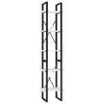 Vidaxl bibliothque  5 niveaux blanc 40x30x175 cm agglomr