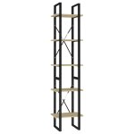 Vidaxl bibliothque  5 niveaux chne sonoma 40x30x175 cm agglomr