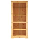 Vidaxl bibliothque  5 niveaux pin mexicain corona range 81x40x170 cm