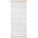 Vidaxl bibliothque  6 tagres 80x22, 5x170 cm bois de chne massif