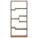 Vidaxl bibliothque 80x30x180 cm bois solide de rcupration