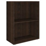 Vidaxl bibliothque agglomr 60x31x78 cm chne fum