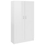 Vidaxl biblioth�que blanc brillant 82, 5x30, 5x150 cm agglom�r�