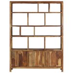 Vidaxl bibliothque bois massif de sesham 150 x 35 x 200 cm