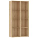 Vidaxl bibliothèque / buffet chêne sonoma 66 x 30 x 130 cm aggloméré Vidaxl bibliothèque / buffet chêne sonoma 66 x 30 x 130 cm aggloméré