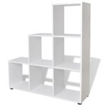Vidaxl bibliothque / tagre 107 cm blanc