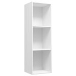 Vidaxl bibliothque / meuble tv blanc 36 x 30 x 114 cm agglomr
