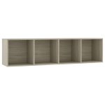 Vidaxl bibliothque / meuble tv chne sonoma 143 x 30 x 36 cm