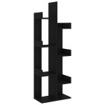 Vidaxl bibliothque noir 48x25, 5x140 cm agglomr