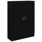 Vidaxl biblioth�que noir 82, 5x30, 5x115 cm agglom�r�