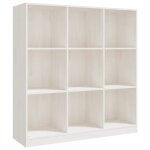 Vidaxl biblioth�que / s�parateur de pi�ce blanc 104x33, 5x110 cm pin