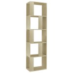 Vidaxl bibliothque / sparateur de pice chne sonoma 45x24x159 cm