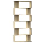 Vidaxl biblioth�que / s�parateur de pi�ce ch�ne sonoma 80x24x192 cm