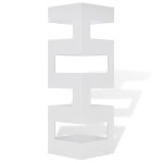 Vidaxl blanc carré porte - parapluie stockage pour cannes bâtons acier 48, 5 cm Vidaxl blanc carré porte - parapluie stockage pour cannes bâtons acier 48, 5 cm