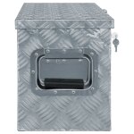 Vidaxl boîte en aluminium 76, 5 x 26, 5 x 33 cm argenté Vidaxl boîte en aluminium 76, 5 x 26, 5 x 33 cm argenté