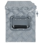Vidaxl boîte en aluminium 80 x 30 x 35 cm argenté Vidaxl boîte en aluminium 80 x 30 x 35 cm argenté