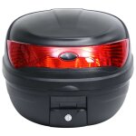 Vidaxl bote de moto 35 l pour un seul casque