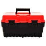 Vidaxl bote  outils plastique 462x256x242 mm rouge