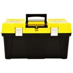 Vidaxl bote  outils plastique 595x337x316 mm jaune