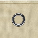 Vidaxl botes de rangement 4 pcs tissu intiss 28x28x28 cm crme
