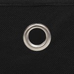 Vidaxl botes de rangement 4 pcs tissu intiss 28x28x28 cm noir